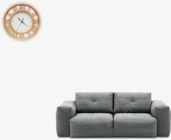 简欧凳子灰色北欧沙发高清图片