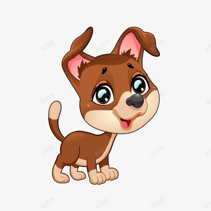 灰色扁平化小狗卡通插画矢量图ai免抠素材_88icon https://88icon.com 创意 小狗 扁平化 灰色 眼睛 耳朵 观察 矢量图