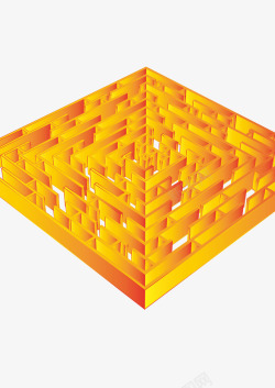 AI3D迷宫矢量图素材