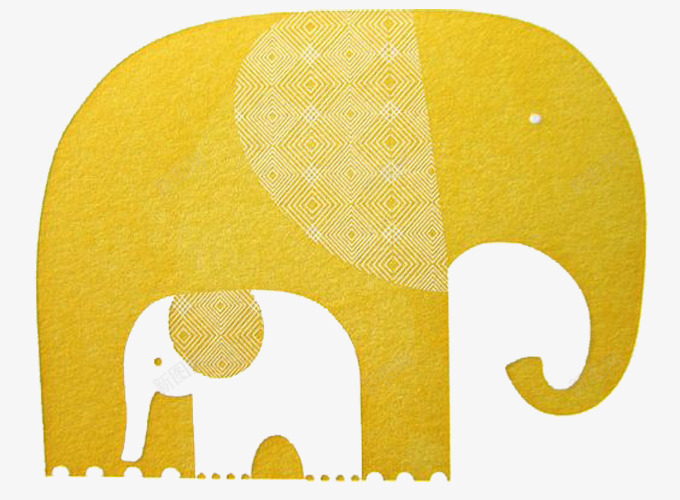 大象小象png免抠素材_88icon https://88icon.com 大象 小象 重叠 金色