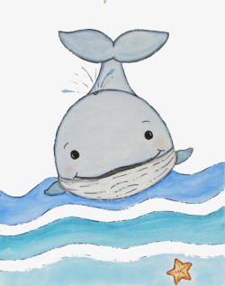 灰色鲸鱼鲸鱼海水高清图片