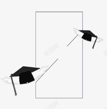 毕业季手绘毕业季装饰边框插图图标图标