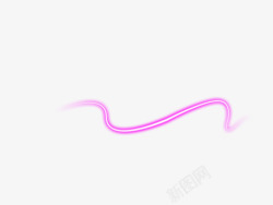 曲线紫色曲线发光曲线素材