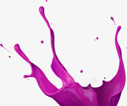 紫色艺术喷漆素材