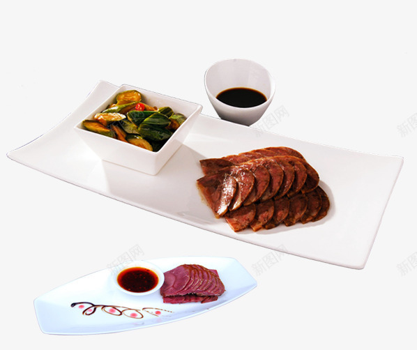 美食酱牛肉png免抠素材_88icon https://88icon.com 盘子 碟子 醋 黄瓜