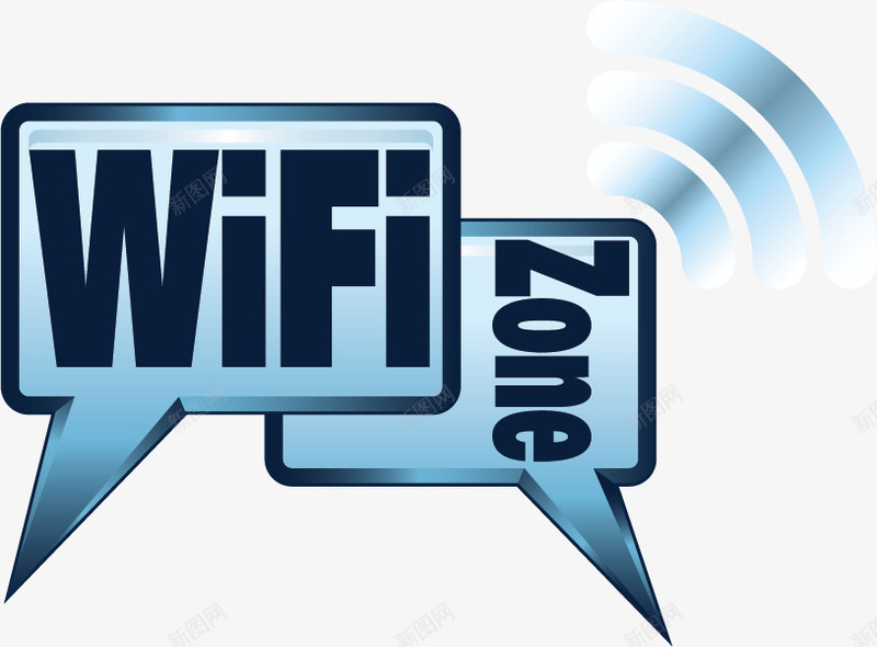 WiFi无线网络标签png免抠素材_88icon https://88icon.com WiFi Wifi开放 上网 信号 无线 标签 网络