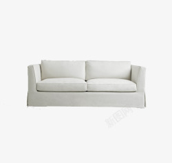 白色复古长沙发家具椅子白色沙发高清图片