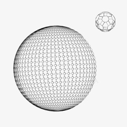 3D球形立体案矢量图素材
