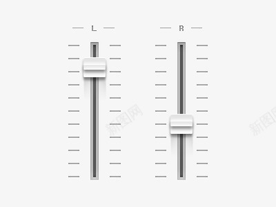 调节器psd免抠素材_88icon https://88icon.com UI 滑块 立体 调节器