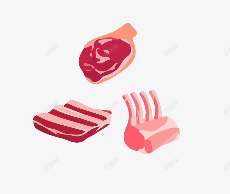 新鲜大腿肉png免抠素材_88icon https://88icon.com a ai格式 排骨 牛肉 生鲜 美食 肉 肉类 荤菜 食品 食物 鲜肉