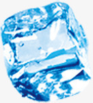 不规则透明蓝色冰块png免抠素材_88icon https://88icon.com 不规则 冰块 蓝色 透明