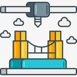 3D打印蜘蛛立交桥3D打印建模图标高清图片