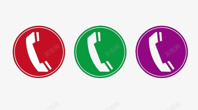 图标彩色联系电话图标图标
