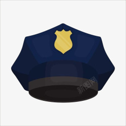 大气警察帽素材