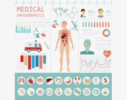 人物信息分析图表素材
