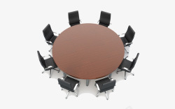 会议室桌椅套3D会议室高清图片
