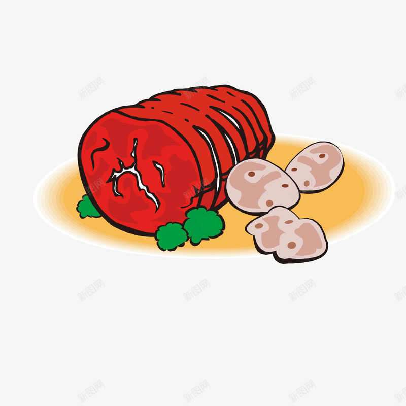 手绘牛肉食品png免抠素材_88icon https://88icon.com 手绘 牛肉 牛肉食品 食品素材