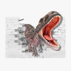 3D恐龙图案素材