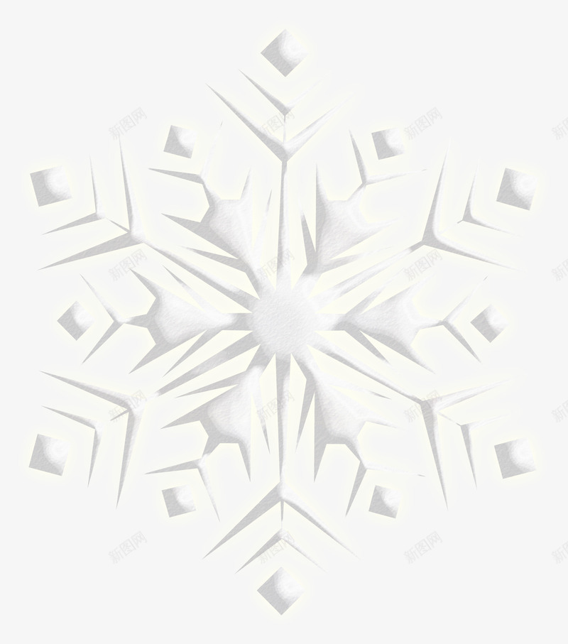 3D雪花片png免抠素材_88icon https://88icon.com 雪 雪景 雪花 雪花片