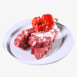 新鲜牛骨肉炖骨素材