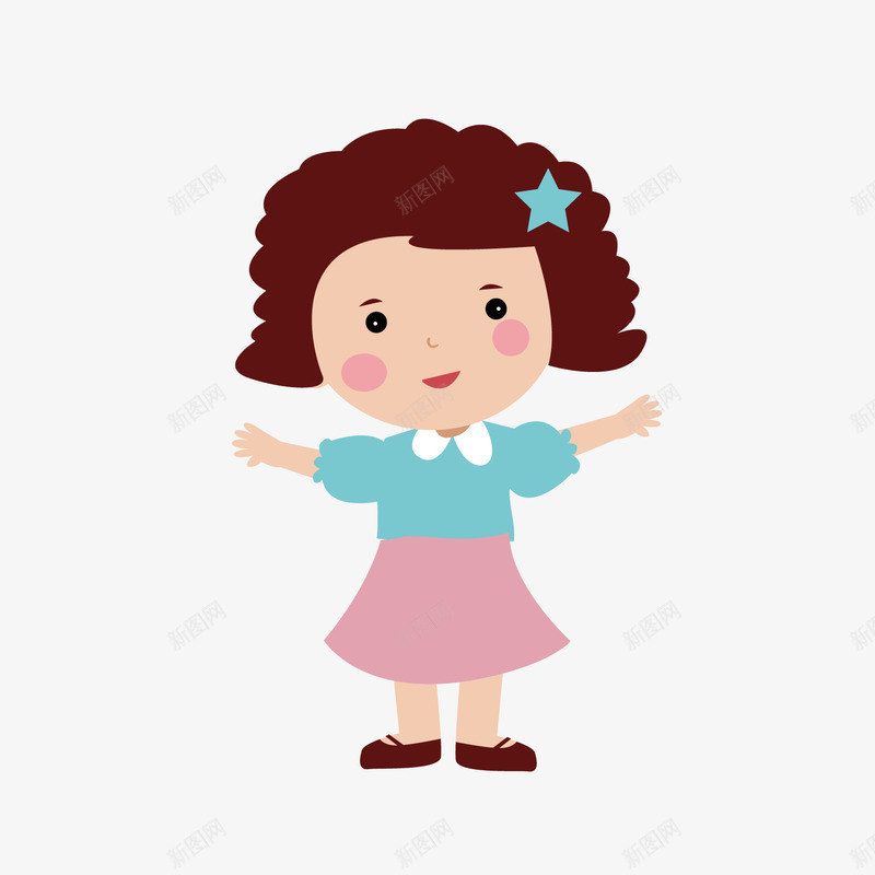 卡通儿童形象矢量图ai免抠素材_88icon https://88icon.com 人物 卡通儿童 可爱 矢量素材 矢量图