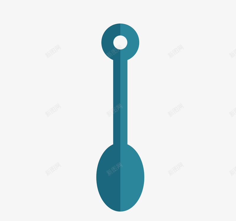 蓝色的厨房做饭用的勺子png免抠素材_88icon https://88icon.com 做饭 勺子 卡通手绘 厨房 厨房做饭