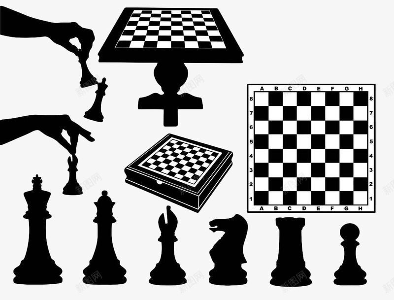 手绘黑白格棋盘png免抠素材_88icon https://88icon.com 下棋 手绘 格子 棋子 棋盘 棋盘格 黑白格