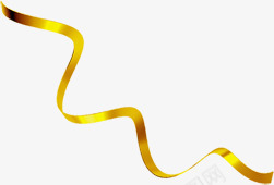 黄色的弯曲线条元素png免抠素材_88icon https://88icon.com 元素 弯曲 线条 黄色
