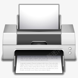 凹槽打印机应用偏好桌面打印机图标图标