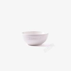 亿嘉陶瓷浮雕特色面碗白色素材
