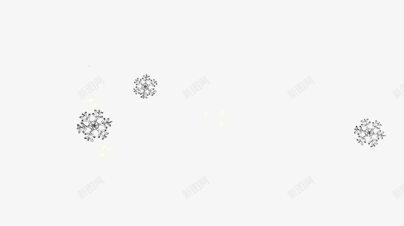 漫天雪花元素png免抠素材_88icon https://88icon.com 圣诞节 漫天雪花 白色 纯洁