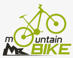 自行车大赛山地自行车手绘卡通户素材