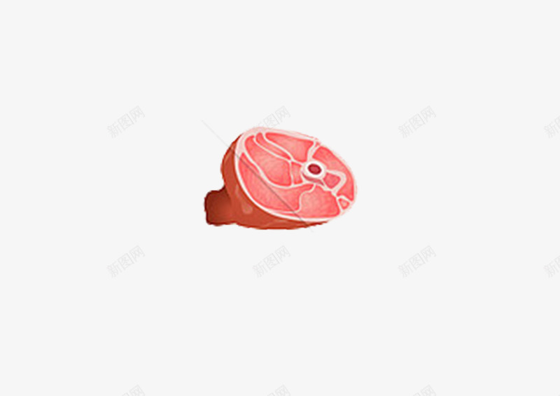 手绘猪肉png免抠素材_88icon https://88icon.com 厨房 手绘 生活 肉类