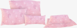 家纺粉色枕头素材