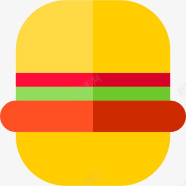 多肉叶子汉堡图标图标