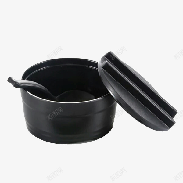 煲汤砂锅png免抠素材_88icon https://88icon.com 产品实物 勺子 厨房用品 汤锅 黑色