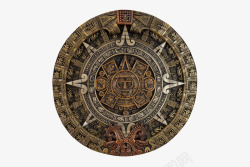 圆形雕刻图案的硬币古代器物实物素材