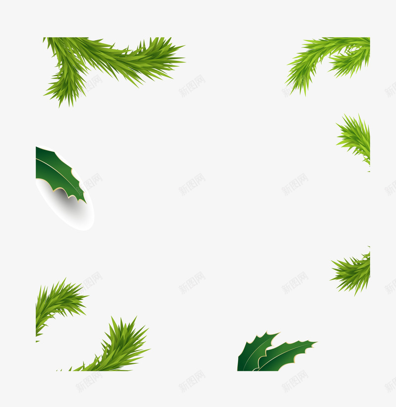 绿色植物框架png免抠素材_88icon https://88icon.com 树叶 框架 植物 清新 简约 绿色 边框纹理