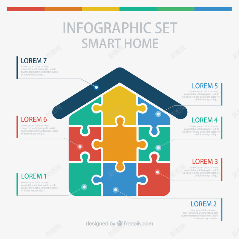 拼图房子信息图矢量图ai免抠素材_88icon https://88icon.com png png素材 信息图 免费png 免费png素材 房子 拼图 矢量素材 矢量图