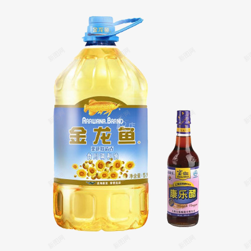 金龙鱼调和油和醋png免抠素材_88icon https://88icon.com 厨房 油炸 炒菜 菜籽油 调味 调料 醋 金龙鱼 金龙鱼调和油 食品 食用油