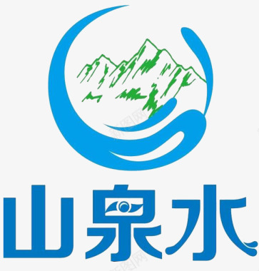 叮咚泉山泉水logo图标图标