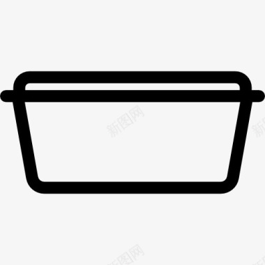 家用烹饪工具集装箱图标图标