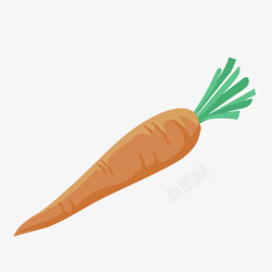 胡萝卜素手绘胡萝卜素食矢量图高清图片