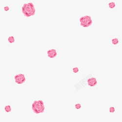 粉色多层花朵创意素材