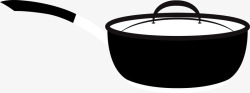 焖锅铁质焖锅矢量图高清图片