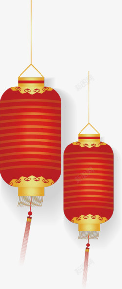 春节灯笼装饰物品素材