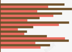 双色图对比条形图高清图片