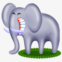 大象动物卡通非洲宠物素材