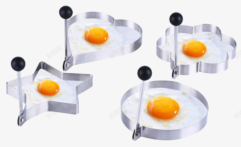 厨房用具png免抠素材_88icon https://88icon.com 五角星 创意 圆 烹饪 煎蛋 煎蛋架 爱心 爱心荷包蛋 花形 道具 金属