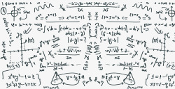 解题手写数学解题方程式高清图片